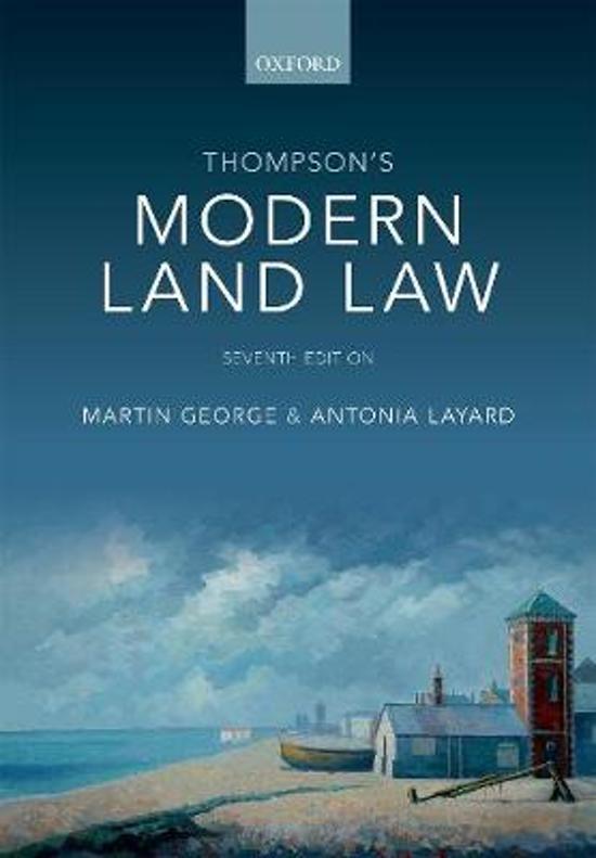 Thompson's Modern Land Law
