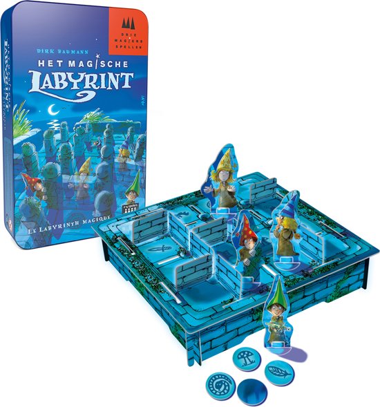 Thumbnail van een extra afbeelding van het spel Het Magische Labyrint Tin Bordspel