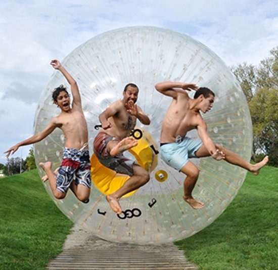 Afbeelding van het spel Zorb Bal XXL 3.2 Meter Menselijk Hamster Water Bal
