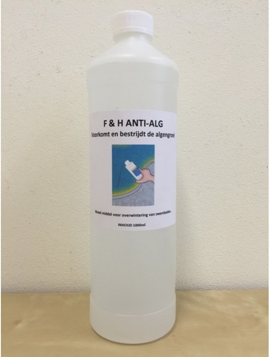 Anti Alg 1L voor zwembaden - Fles 1Ltr 1 Liter F & H