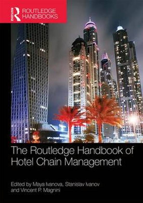 Samenvatting hotel Chain Management h1-h17 