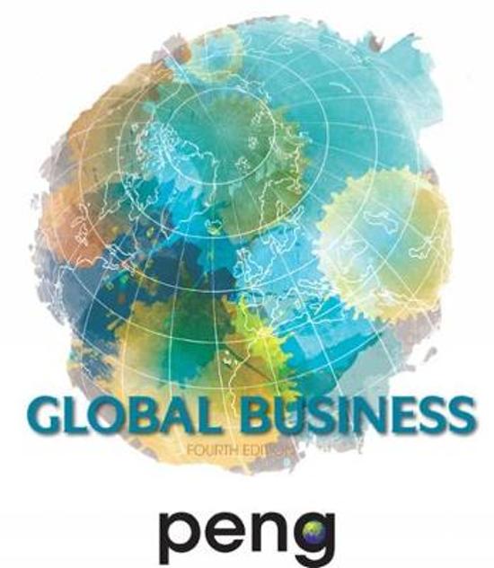 Samenvatting Global Business, ISBN: 9781305500891  International Business (EBP808C05)