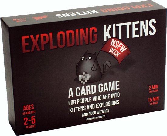 Afbeelding van het spel Exploding Kittens (NSFW Edition) - Kaartspel - Engelstalig