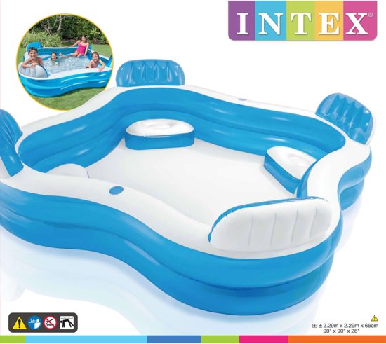 Intex Swim Center Family Lounge Pool. opblaasbaar 56475NP