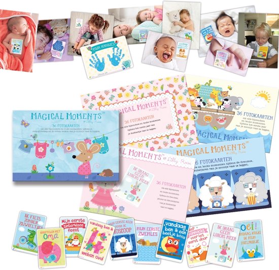 Magical Moments Fotokaarten Box - Baby Meisje