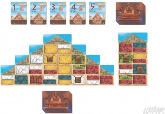 Thumbnail van een extra afbeelding van het spel Pyramids Kaartspel (Engelstalige Versie)