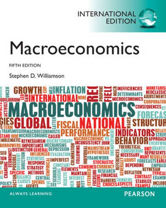 2023-2024 Success Starts with the [Macroeconomics,Williamson,5e] Solutions Manual