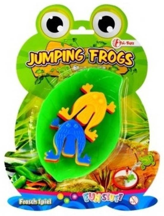 Afbeelding van het spel Toi-toys Jumping Frogs Kikkerspel 7- Delig