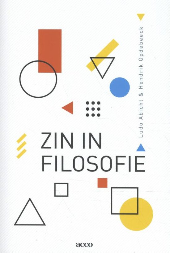 1000FSWFIL: Inleiding tot de filosofie van H. Opdebeeck (Universiteit Antwerpen)