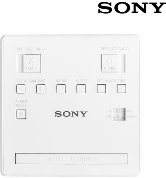 Sony ICF-C1T Wit