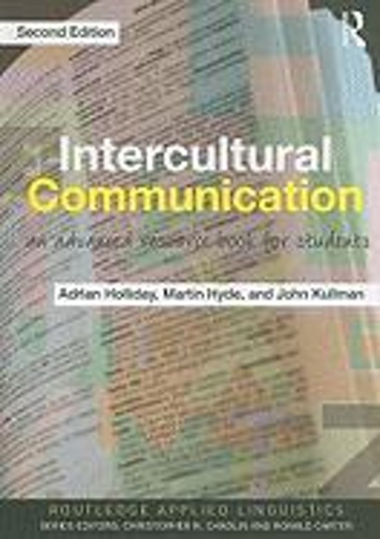 Intercultural Communication, an advanced resource book for students