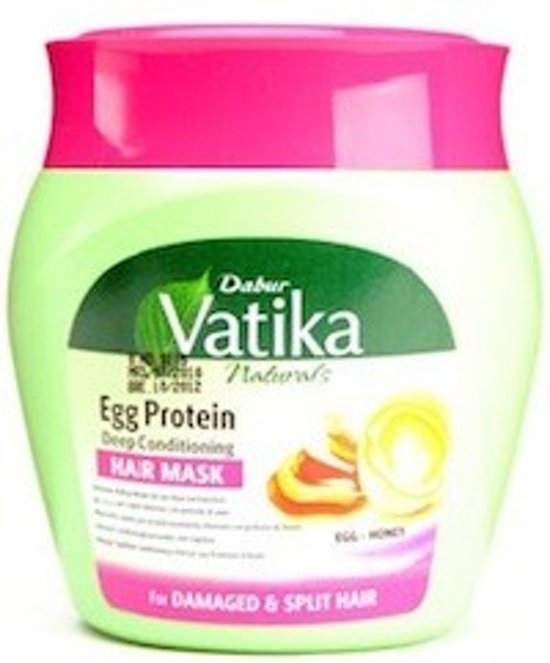 Foto van Dabur Vatika Egg Protein Deep Conditioning Hair Mask 500 gr