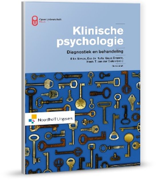 Uitgebreide boeksamenvatting 'Klinische Psychologie' voor het tentamen Psychopathologie