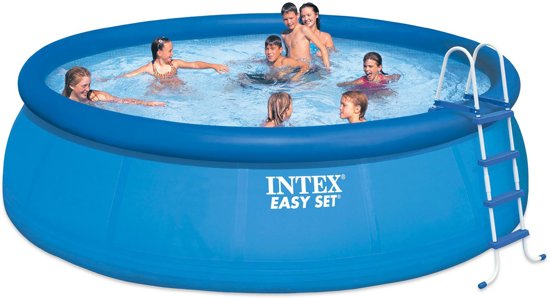 Intex Easy Set zwembad 457x84 (met reparatiesetje)
