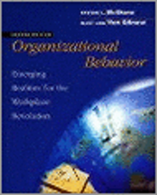 Samenvatting boek Organizational Behavior 