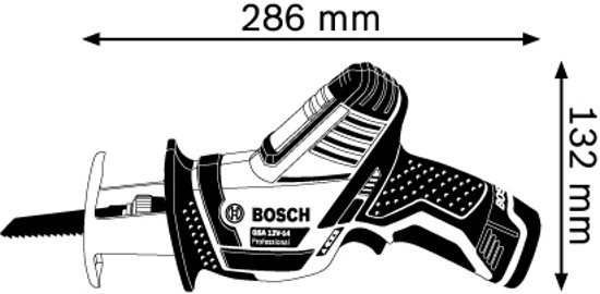 Bosch Professional Accu reciprozaagmachine GSA 12V-14 (Zonder accu/lader)