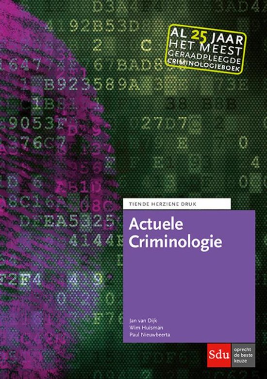 Samenvatting Inleiding Criminologie Leiden Jaar 1 (Alle hoofdstukken van Actuele Criminologie + Introduction to Criminology)