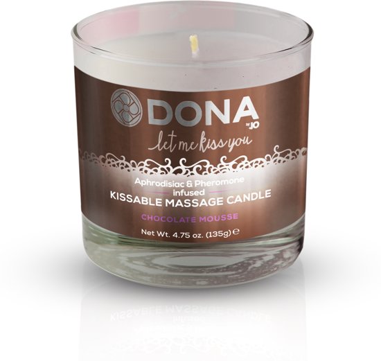 Dona Kissable Massage Candle Chocolate