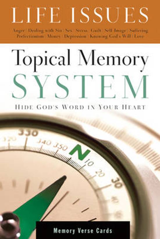 Afbeelding van het spel Topical Memory System Life Issues Memory Verse Cards