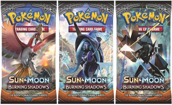 Afbeelding van het spel Pokemon 3 Booster Pakjes Sun & Moon Burning Shadows