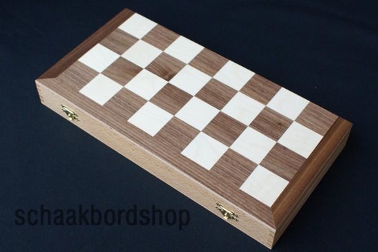Afbeelding van het spel schaakcassette type Staunton Palissander (70mm)