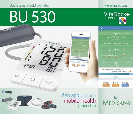 Medisana BU 530 Connect - Bovenarm Bloeddrukmeter