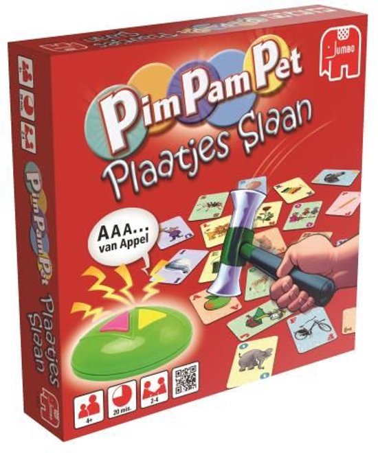Afbeelding van het spel Pim Pam Pet Plaatjes Slaan - Gezelschapsspel