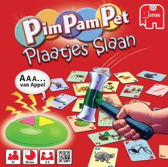 Thumbnail van een extra afbeelding van het spel Pim Pam Pet Plaatjes Slaan - Gezelschapsspel