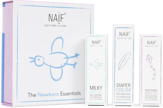 Naïf Newborn Essentials Gift Set - Baby verzorgingssset