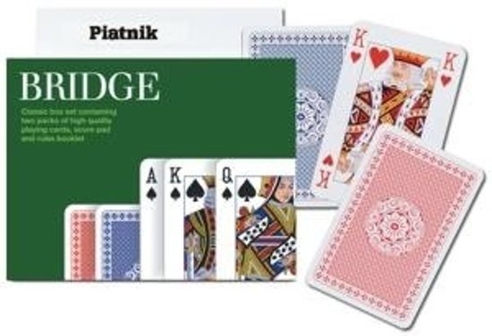 Afbeelding van het spel SPEELKAARTEN- SET BRIDGE PIATNIK