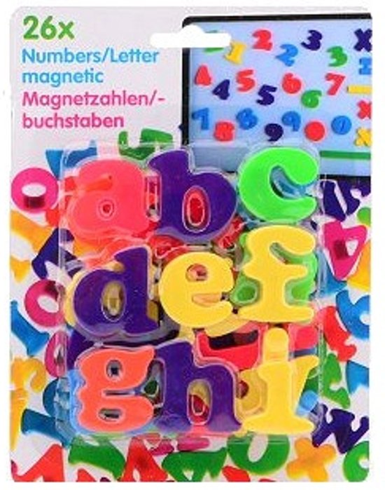 Afbeelding van het spel letters magnetisch 26-stuks