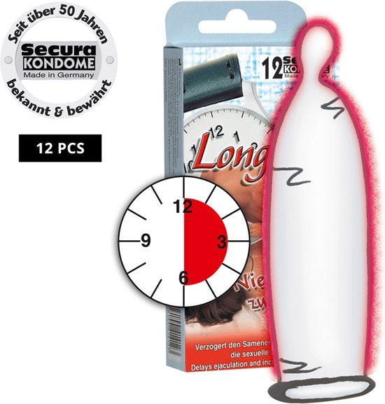 Secura Longtime Lover Condooms - 12 Stuks