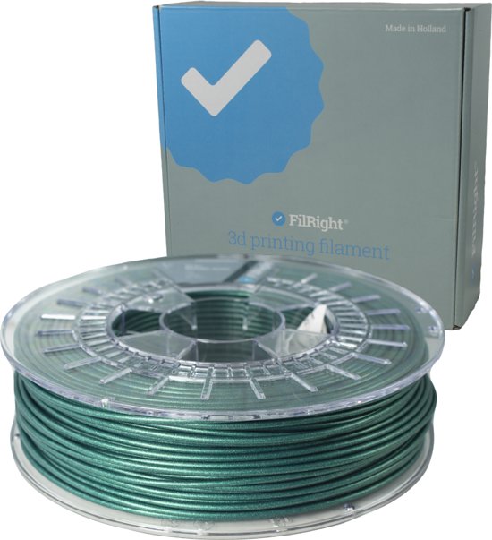 PLA+ Filament - Groen Metallic - 2.85mm - 750 g - FilRight Pro