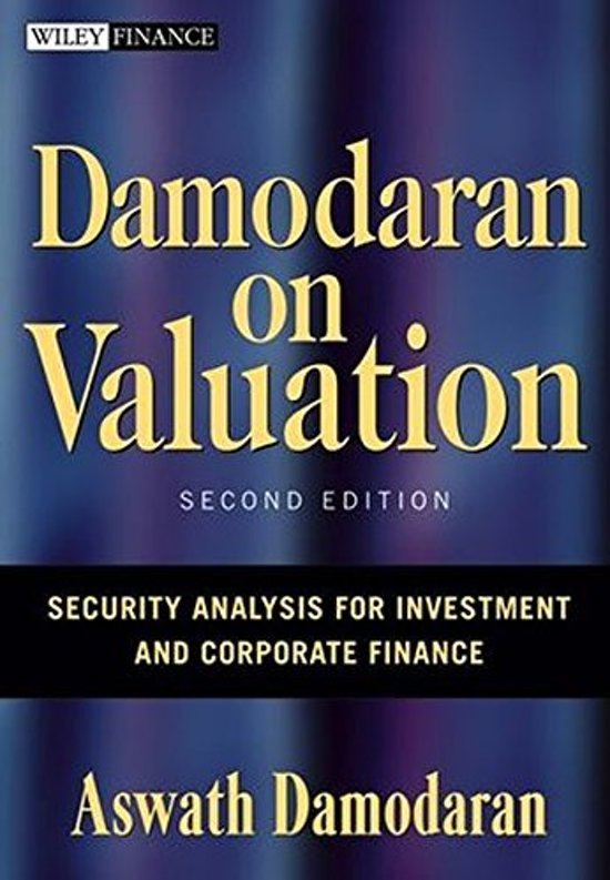 Damodaran on Valuation 2E
