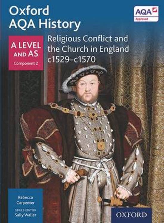 A* Summary Religious Conflict and the Church in England C1529-C1570 -
