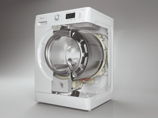 Whirlpool FWL61452W EU Vrijstaand Voorbelading 6kg 1400RPM A++ Wit wasmachine