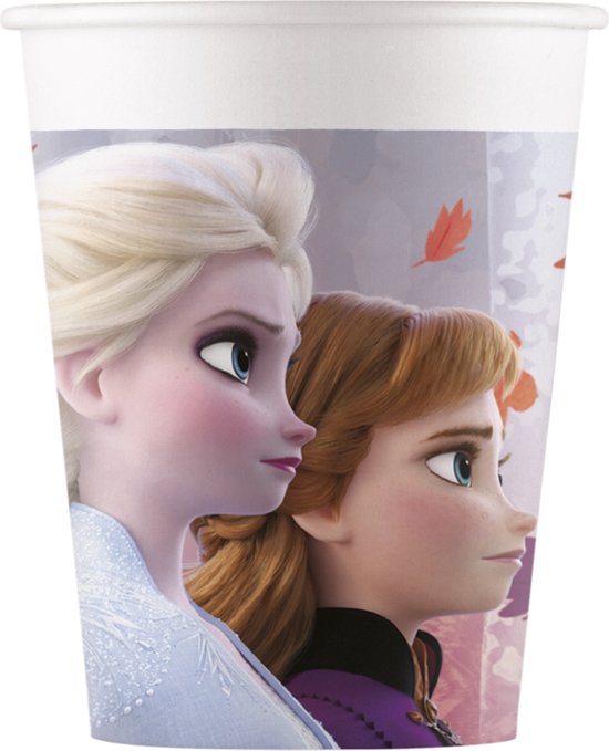 Betere bol.com | 8x Disney Frozen 2 bekers 200 ml van karton - feest HW-58