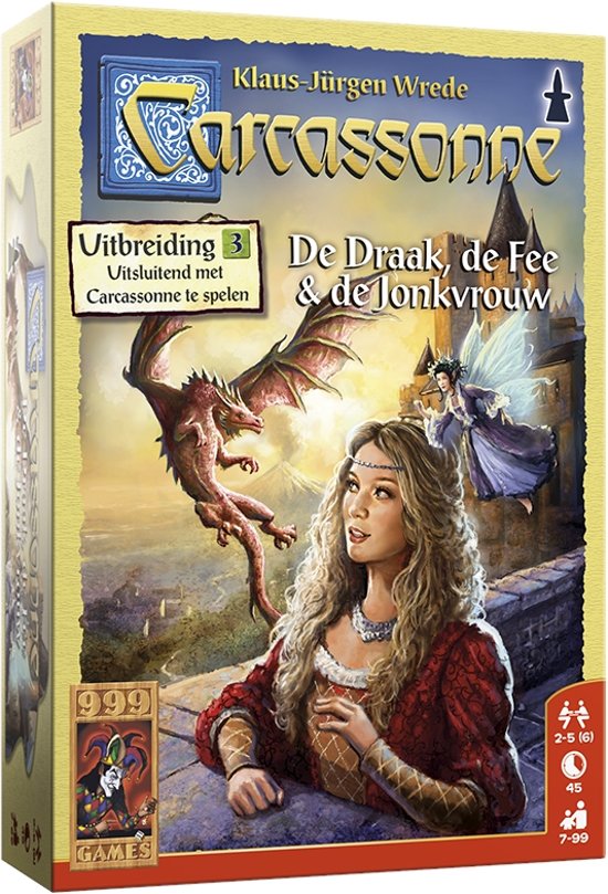 Carcassonne: De Draak, de Fee en de Jonkvrouw Bordspel