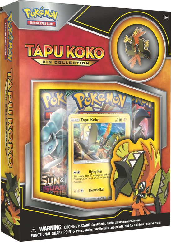 Afbeelding van het spel Pokemon blister Collectors Pin Tapu Koko