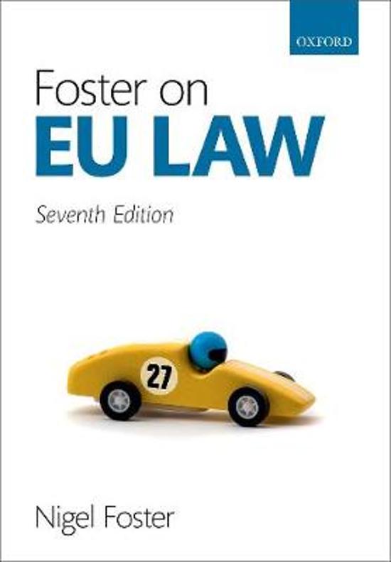 Introduction to EU Law - Complete Exam materials 