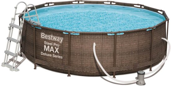 Bestway Steel Pro MAX zwembadset Deluxe Series rond 56709