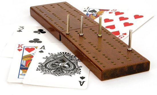 Afbeelding van het spel Toyrific Kaartspel Cribbage Met Houten Scorebord
