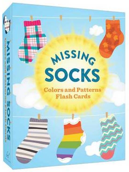 Afbeelding van het spel Missing Socks Colors and Patterns Flash Cards