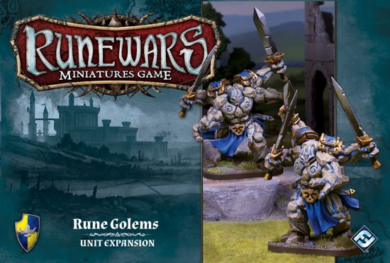 Afbeelding van het spel RuneWars: The Miniatures Game - Rune Golems Unit Uitbreiding
