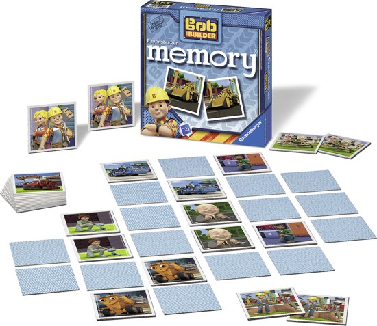 Thumbnail van een extra afbeelding van het spel Ravensburger Bob de bouwer memory®
