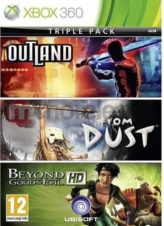 Thumbnail van een extra afbeelding van het spel XBox-360-Triple Pack-Outland-From-Dust-Beyond Good&Evil-HD