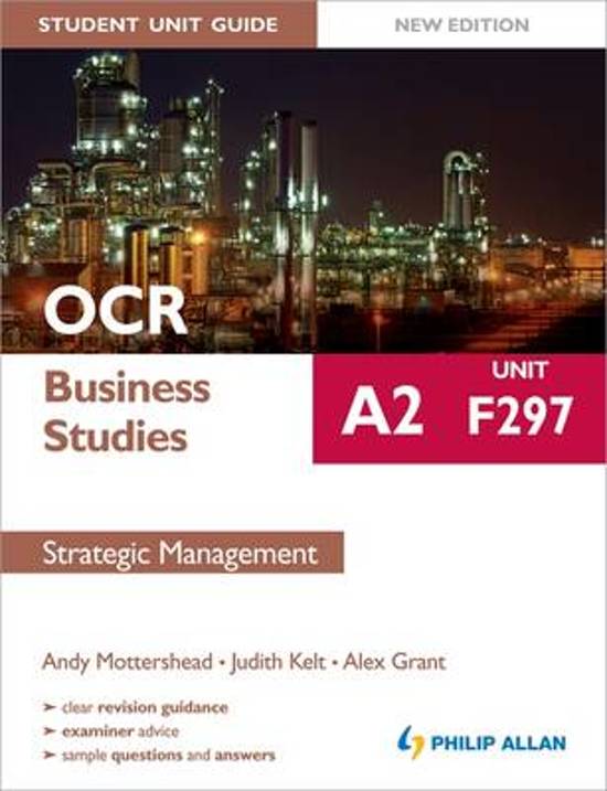 OCR A2 Business Studies Student Unit Guide New Edition