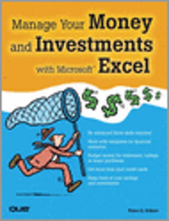 Manage Your Money and Investments with Microsoft Excel, Peter Aitken 9780789734280