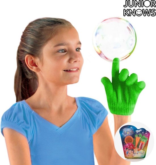Afbeelding van het spel Zeepbellen Spel met Handschoen - Junior Knows