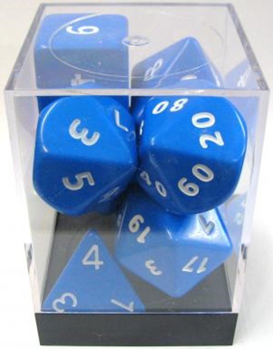 Afbeelding van het spel Blauwe Jumbo Polydice Set